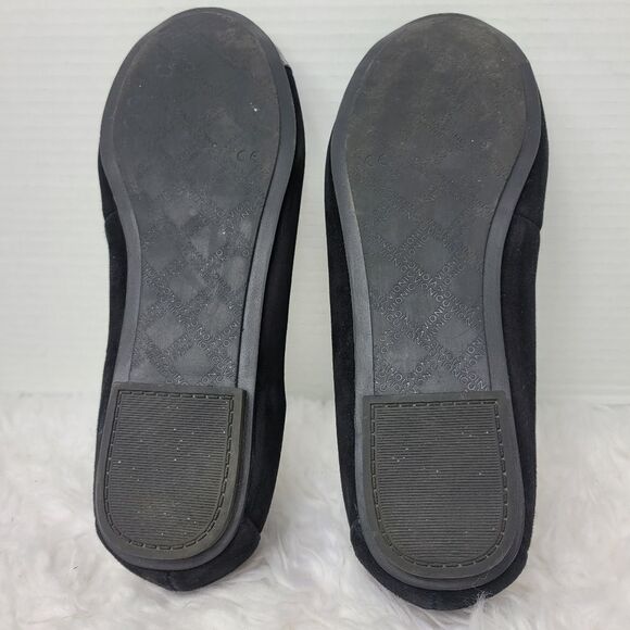 Vionic Minna Women's Size 8.5 Ballet Flat Black Cap Toe Crocodile Bow Shoes - Picture 10 of 10